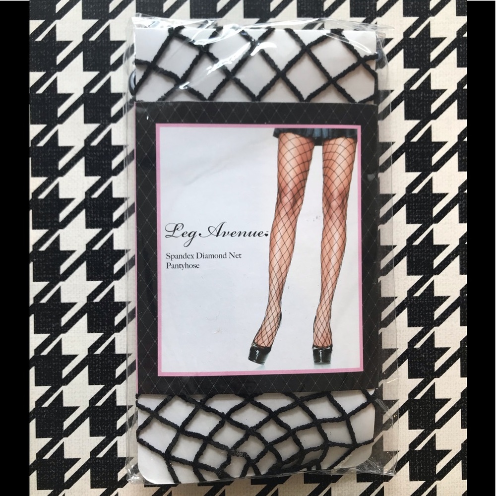 Spandex Diamond Net Pantyhose